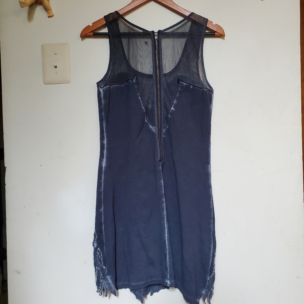 🚫SOLD🚫Free people Ice Ice Baby beaded mini shift dress - Picture 5 of 6